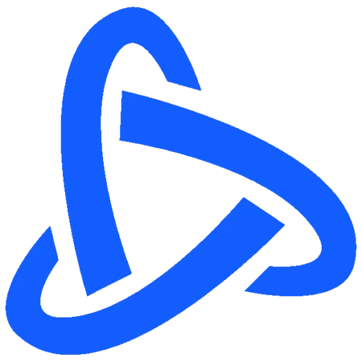 The logo of Lark Local, three intersecting rings.